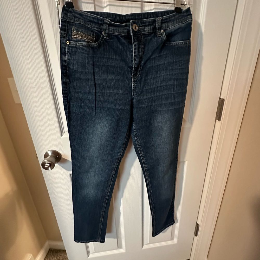 Women’s Christopher & Banks Straight Jeans Size 10 29x29